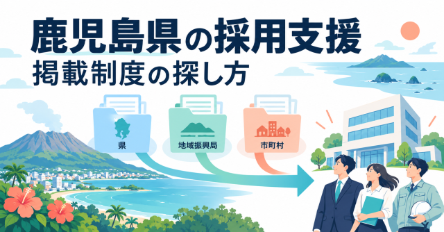 鹿児島県の採用支援｜掲載制度の探し方